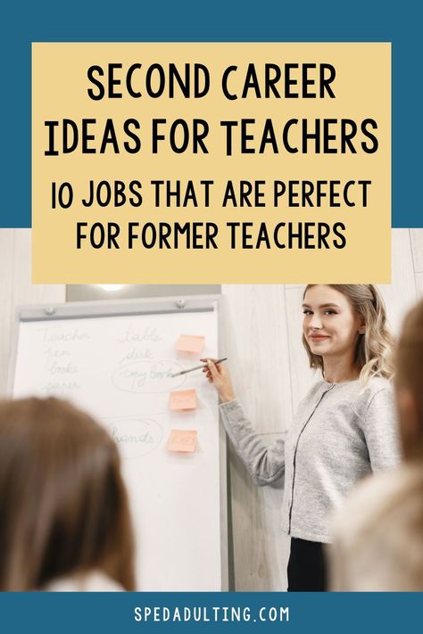 Whether you are a teacher leaving the profession, a former teacher searching for a second career, or a teacher looking for a summer job,  figuring out what you can do with your teaching degree besides teaching can be tough. Here’s a list of alternative jobs for teachers in and out of the education field. This list includes work from home jobs, jobs in the education field and jobs outside of education that are a great fit for teachers who want to try something new. Here’s to your next career! Jobs After Teaching, Quit Teaching Job, Alternative Jobs For Teachers, Jobs For Former Teachers, Teaching Esl Students, Vocational Activities, Functional Life Skills, Bored Teachers, Teaching Degree