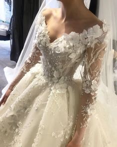 Plunging Neckline Wedding Dress, Wedding Dress Long Sleeves, Making A Wedding Dress, Sheath Wedding Gown, Western Wedding Dresses, Floral Wedding Dress, Long Sleeve Wedding Dress Lace, Not Satisfied, Stunning Wedding Dresses