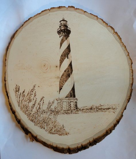 Cape Hatteras Lighthouse Outer Banks North Carolina, Old Site, 10" x 11" Original Wood Burning April 2012 www.geekburning.com Facebook: https://www.facebook.com/GeekBurning Hatteras Lighthouse, Cape Hatteras Lighthouse, Wood Burn Designs, Burning Wood, Outer Banks North Carolina, Cape Hatteras, Wood Burning Crafts, April 2012, Geek Culture