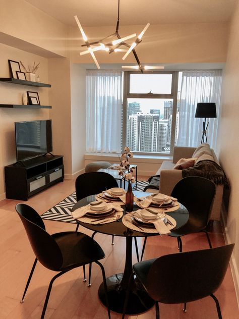 Condo apartment at The Beaufort 📍5th ave BGC Taguig - Living room - 1-bedroom interior Bgc Condo, Bgc Taguig, Condo Apartment, Bedroom Interior, Living Area, My Life, Apartment, Bedroom, Living Room