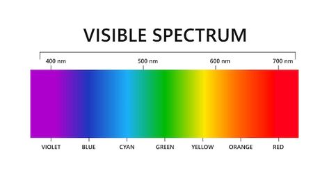 Visible light spectrum electromagnetic v... | Premium Vector #Freepik #vector #spectrum #electromagnetic #color-spectrum #refraction Visible Light Spectrum, Visible Spectrum, Electromagnetic Spectrum, Shingle Colors, Body Connection, Educational Illustration, Color Wave, Human Eye, Plant Lighting