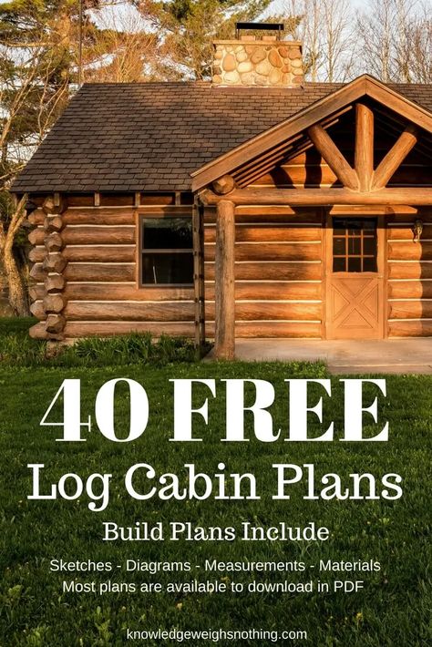 Homesteading Archives - Knowledge Weighs Nothing Log Cabin Flooring, Log Cabin House Plans, Diy Log Cabin, Log Cabin House, Log Cabin Plans, Log Cabin Floor Plans, How To Build A Log Cabin, Diy Cabin, Log Home Plans