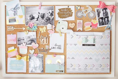 DIY Cork board / notice board decoration and organisation Cork Board Ideas For Bedroom, Notice Board Decoration, Bedroom Desk Organization, Pin Board Ideas, Cork Board Wall, Diy Bulletin Board, Diy Cork Board, Desk Organization Diy, Cork Boards