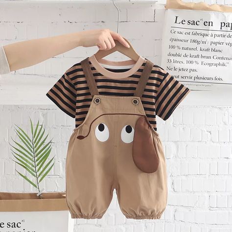 Baby Boys Girls Children Cartoon Animal Overalls Clothes Set Kid Toddler Outfits | eBay Baby Birthday Outfit, Childrens Clothes Boys, Toddler Wearing, Children Cartoon, Baby Boy Dress, Summer Baby Clothes, Boys And Girls Clothes, Baby Dress Design, Baby Boutique Clothing