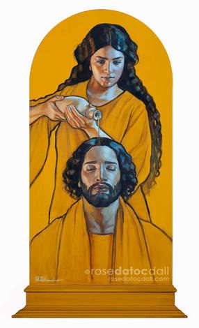 Rose Datoc Dall, Bible Artwork, Religious Artwork, Images Of Christ, Bible School Crafts, Christian Artwork, Figurative Artists, Biblical Art, Holy Week