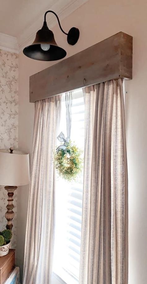 Farmhouse Window Treatments, Dining Room Curtains, Beach Necessities, Casa Country, Rustic Curtains, Kids Beach, Beach Hacks, Updating House, Room Remodeling