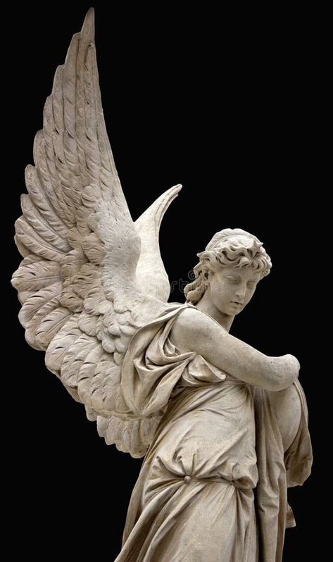 A beautiful angel statue close-up with large wings. Guardian angel royalty free stock photo Cemetery Monuments, Angel Statue, Angel Statues, Beautiful Angel, Guardian Angel, Cemetery, Monument, Close Up, Royalty Free Stock Photos