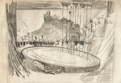 "Castle" I.Kadare-project Scenic design by Fatbardh Marku Scenography Drawing, Stage Design Sketch, Scenography Sketch, Stage Sketch, Scenic Design Sketch, Stage Drawing, Interior Architecture Sketch, Costume Design Sketch, Arcology