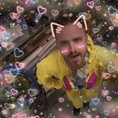 Jesse Pinkman Cute, Uwu Pfp, Pink Cat Ears, Jesse Pinkman, Pink Cat, Season 4, Cat Ears, Profile Picture, Kawaii