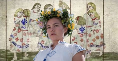 The murals in Midsommar were more than just art. We look at their real meaning and how they highlight the importance of symbols in Ari Aster's films. Midsommar Mural, Movie Plot, Women Names, Wallpaper Pc, Art Forms, Horror Movies, Filmmaking, Movies To Watch, Look At