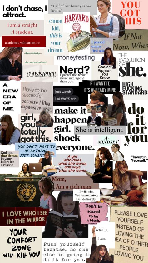 It Girl Vision Board, Girl Vision Board, Vision Board Examples, College Motivation, Med School Motivation, Career Vision Board, Medical School Inspiration, Academic Validation, Study Board