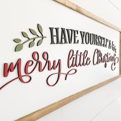 Christmas pallet signs