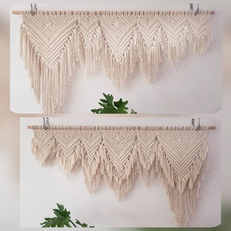 Asymmetrical Macrame Wall Hanging Ideas, Macrame Patterns, Macrame Wall, Macrame Wall Hanging, Large Wall, Free Spirit, Wall Hangings, Macrame, Wall Hanging