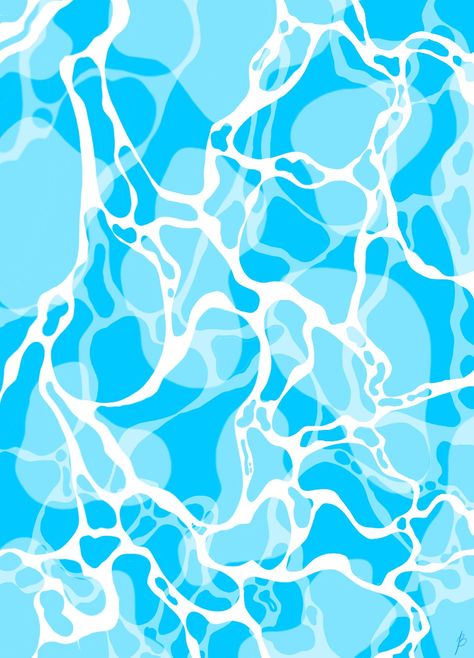 Underwater Pattern, Sea Foam Illustration, Sea Foam Painting, Sea Floor Illustration, Water Stencil, Underwater Texture, Water Pattern Design, Water Ripples Drawing, Ocean Water Drawing