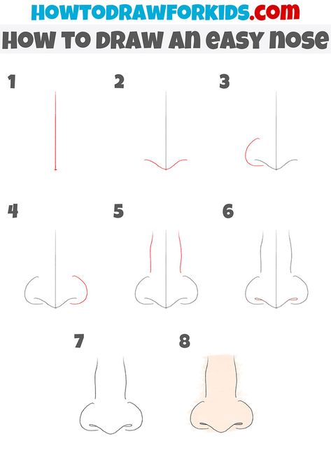 Drawings Step By Step Easy, How To Draw A Nose Step By Step Easy, Nose Step By Step Drawing, How To Draw A Nose Easy, Different Noses Drawing, Nose Drawing Step By Step, Nose Sketch Step By Step, How To Draw A Nose Step By Step, How To Draw Noses Step By Step