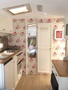 cool caravan makeover More Static Caravan Interior Ideas, Static Caravan Interior, Caravan Interior Ideas, Caravan Paint, Caravan Interior Makeover, Cupboard Makeover, Static Caravan, Caravan Decor, Caravan Makeover