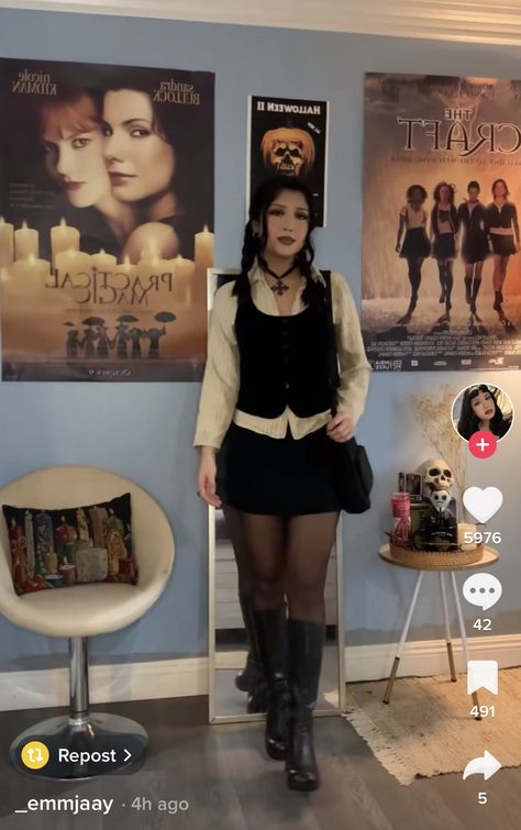 Gothic Outfit, Knee Boots Outfit, Gothic Boots, Fits Aesthetic, Swaggy Outfits, Alternative Outfits, Boots Outfit, Spring Summer Outfits, Aesthetic Outfits