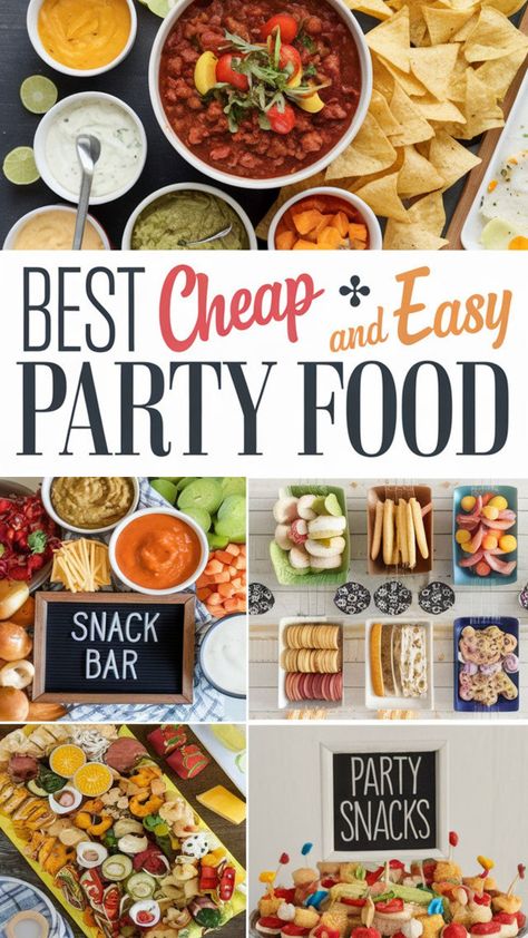 These cheap easy party food ideas are perfect for planning a showstopper party on a tight budget. From inexpensive shareable snacks for party finger foods, to cold dips, room temperature appetizers, elegant finger sandwiches, charcuterie boards and heavy hors d’oeuvres for all Holiday parties, Super Bowl or simple small gathering of friends. Heavy Party Appetizers, Hunting Birthday Party Food Ideas, Room Temperature Snacks, Party Hors D’oeuvres, Cheap Appetizers For A Crowd, Simple Finger Foods For Party, Small Gathering Food Ideas, Small Party Food Ideas, Cheap Easy Party Food