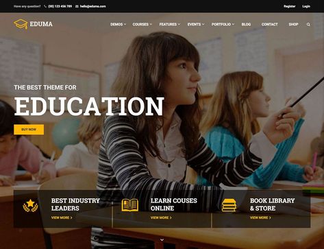 Learning Template, Teacher Photo, School Website, Education Organization, Woocommerce Themes, Learning Management System, Education Kindergarten, Math Videos, Educational Websites