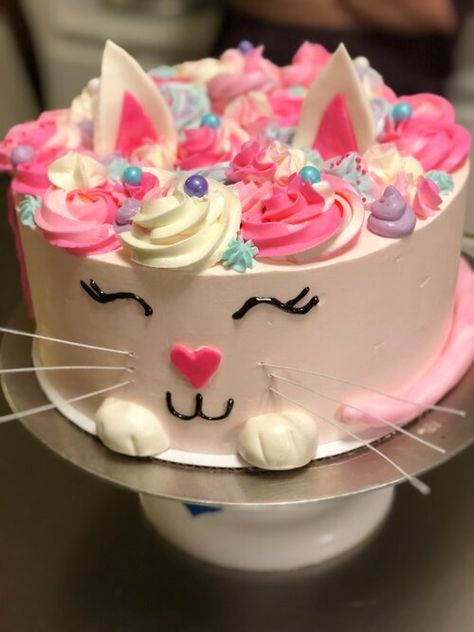 Sweets — WNP BAKE SHOP Rainbow Kitty Cake, Kittycorn Birthday Cake, Caticorn Cake, Cat Themed Birthday Party, Holiday Pies, Kitty Cake, Unicorn Makeup, Cat Cake, Bday Cake