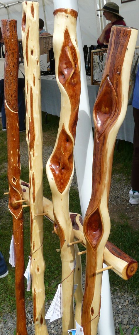 dimond willow sticks | Alaskan Walking Sticks Wood Carving Ideas, Diy Wood Carving, Diamond Willow, Willow Sticks, Wood Carving Art Sculpture, Walking Staff, Wooden Walking Canes, Hand Carved Walking Sticks, Canes And Walking Sticks