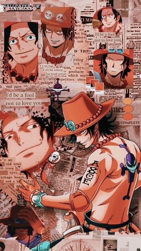 Ace One Piece Wallpapers, Ace Anime, One Piece Theme, Ace One Piece, One Piece Wallpaper, Personajes Studio Ghibli, Mark Anthony, رورونوا زورو, One Piece Photos