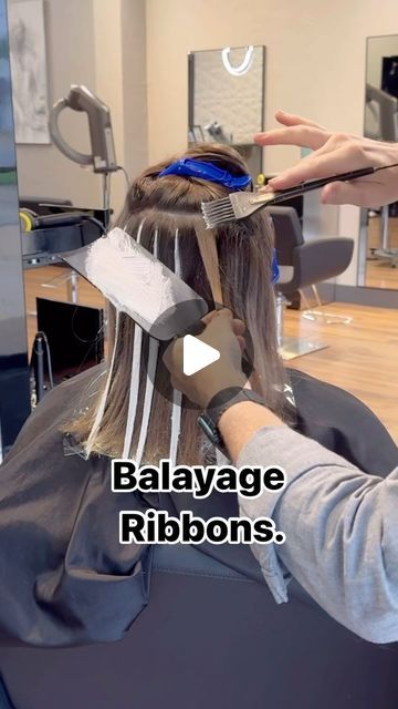 Matt Conn | Balayage Educator on Instagram: "I love how painting single ribbons of balayage creates an overall lighter highlight that’s still low maintenance. I’m using Sunlights, a clay-based lightener by  @sunlightspro .  #blondebalayage #haired #dimensionalblonde #healthyhair #softblonde #mattconnhair #behindthechair #lowmaintenancehair #blondeinspo" Ribbon Highlights Blondes, Low Maintenance Blonde Hair Balayage, Ribbon Highlights, Balayage Hair Tutorial, Dimensional Blonde, Soft Blonde, Light Highlights, Low Maintenance Hair, Low Lights Hair