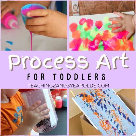 Learn about the many ways to introduce process art to toddlers through this compilation of simple activities. Process Art For Two Year Olds, Toddler Process Art, Teacher Necessities, Process Art For Toddlers, Process Art Ideas, Art For Toddlers, Creative Art Activities, Toddlers Activities, Open Ended Art