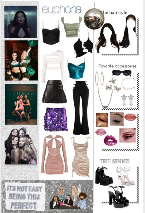 Combyne: not4r1 #euphoria #maddyperez #euphoriavibe #cassiehoward #euphoriaoutfit #aesthetic Euphoria Style Outfits Party, Euphoria Maddie Outfits, Maddie Euphoria Outfits Ideas, Maddie Euphoria Inspired Outfits, Maddie From Euphoria Halloween Costume, Maddie Euphoria Costume, Euphoria Dress Outfits, Euphoria Character Outfits, Maddy Euphoria Outfits Halloween