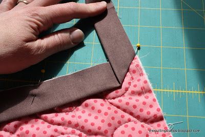 Binding a Quilt: a Step by Step Tutorial | Diary of a Quilter Quilt Binding Tutorial, Quilt Corners, Diary Of A Quilter, Quilted Projects, Sewing Binding, Binding Tutorial, Quilt Tutorial, Quilt Stores, Quilt Binding