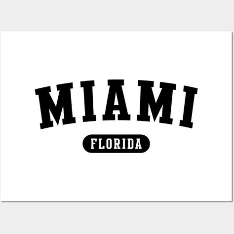 Miami Logo, Miami Posters, Landscape And Urbanism Architecture, T Shirt Logo Design, Shirt Logo Design, Miami Art, Shirt Design Inspiration, Photos Tumblr, University Of Miami