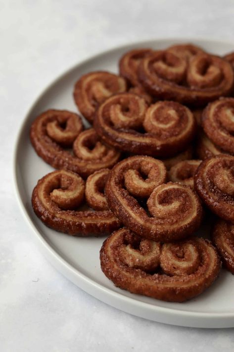 Spicy Seasoned Pretzels Recipe, Peach Sorbet Recipe, Palmier Cookies, Vanilla Soft Serve, Cinnamon Sugar Recipes, Seasoned Pretzels, Cinnamon Sugar Pretzels, Air Fryer Recipes Appetizers, Sweet Cooking