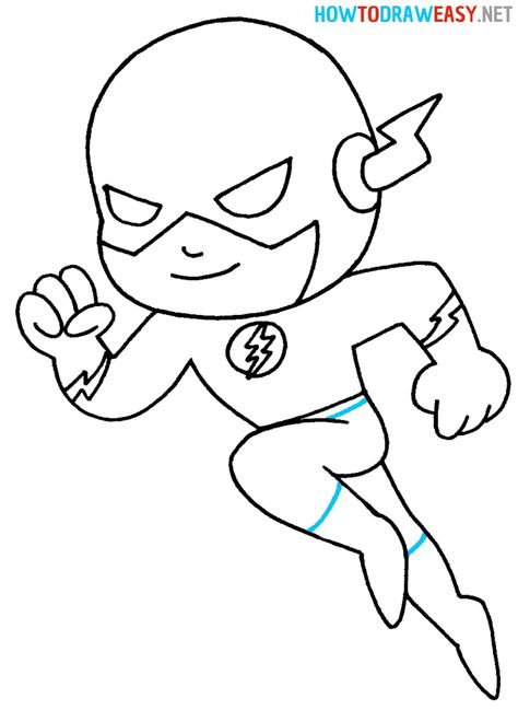 How to Draw the Flash Easy #Flash #TheFlash #TheFlashDrawing #Drawing #Drawings #Draw #HowtoDraw #HowtoDrawEasy #TheFlashDrawingStepbyStep #EasyDraw #Sketch #DC #DCComics #DCU #Superhero #BarryAllen #FlashDrawing #Fast #Quick #SimpleDrawing #PinDrawing #PinterestDrawings #DrawingforKids Easy Super Hero Drawing, Superhero Easy Drawing, Super Hero Sketches Easy, The Flash Drawing Easy, Easy Superhero Drawings, Super Hero Drawings Easy, Superhero Drawings Easy, Flash Drawing Easy, Flash Sketch