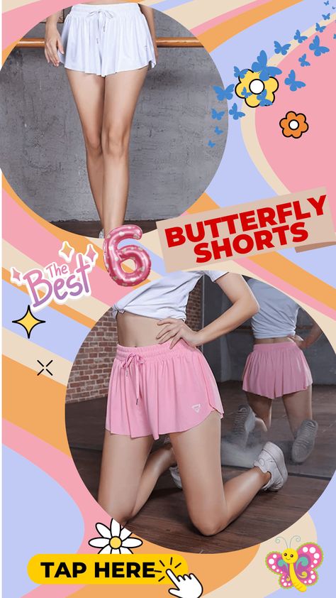 The Best 6 Butterfly Shorts Butterfly Shorts, Beautiful Shorts, White Butterfly, My Health, Comfortable Outfits, Go Out, Short Outfits, Warm Weather, Body Types