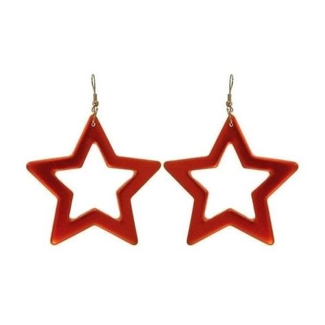 Png Clothes, Star Earring, Earrings Star, Red Accessories, Mia 3, Funky Jewelry, Love Stars, Star Jewelry, Star Girl