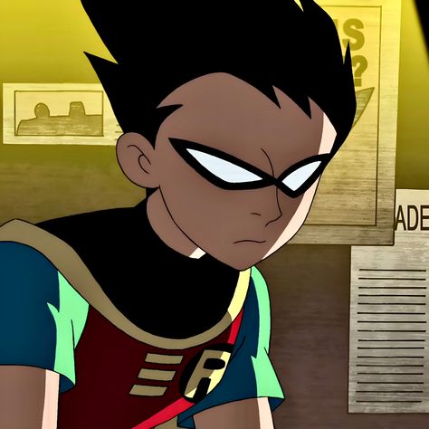 Robin Art Dc, Hear Me Out Boys Characters, Fotos Do Robin, Robin Without His Mask, Robin Pfp Teen Titans, Cartoon Hear Me Out, Robin Teen Titans Icon, Ttg Robin, Robin From Teen Titans