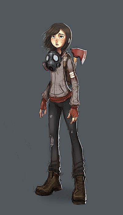 Post Apocalyptic Character Design, Apocalyptic Character Design, Post Apocalyptic Character, Apocalyptic Character, Zombie Apocalypse Outfit, Apocalypse Character, Apocalypse Art, Chandler Riggs, Post Apocalypse