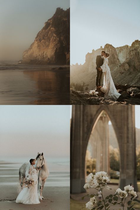 Oregon Elopement Photography, Elopement Shoot Photo Ideas, Astoria Oregon Wedding, Portland Elopement, Elopement Oregon, Cannon Beach Oregon Elopement, Pacific Northwest Elopement, Oregon Elopement Locations, Oregon Wedding Photography