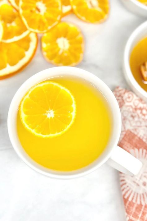 Orange Tea Recipe, Orange Peel Tea, Drinks For Fall, Cozy Hot Drinks, Heath And Wellness, Healing Water, Herbal Tea Recipes, Wellness Tea, Easy Teas