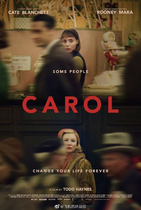 Carol Film, Below Her Mouth, Film Romance, Carol 2015, Indie Movie Posters, Septième Art, Rooney Mara, Film Poster Design, 2015 Movies