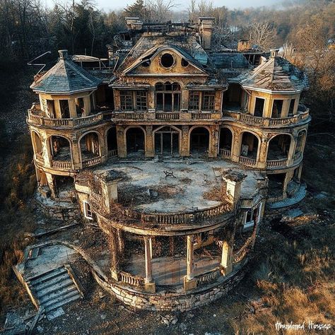 Old Abandoned Buildings, Creepy Houses, Beautiful Ruins, Gothic Buildings, Old Abandoned Houses, Virginia Beach Virginia, Vancouver Washington, Abandoned Things, Abandoned Mansions