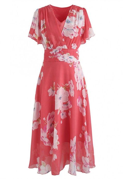 1ef91c212e30e14bf125e9374262401fdesc44999105ri Sweet Surrender, Sleeveless Chiffon Dress, Floral Chiffon Maxi Dress, Tiered Dresses, Floral Chiffon Dress, Chiffon Maxi Dress, Floral Chiffon, One Piece Dress, Retro Dress