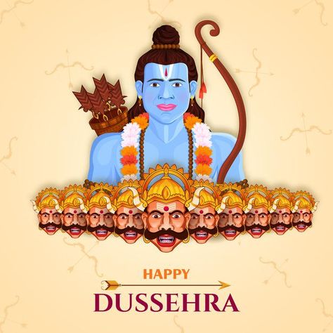 War of lord rama and ravana happy dusseh... | Premium Vector #Freepik #vector #floral #arrow #flower #diwali Happy Dasara Images Hd, Rama Ravana, Dushera Wishes, Dussehra Celebration, Dussehra Greetings, Happy Dusshera, Happy Dussehra Wishes, Happy Durga Puja, School Board Decoration