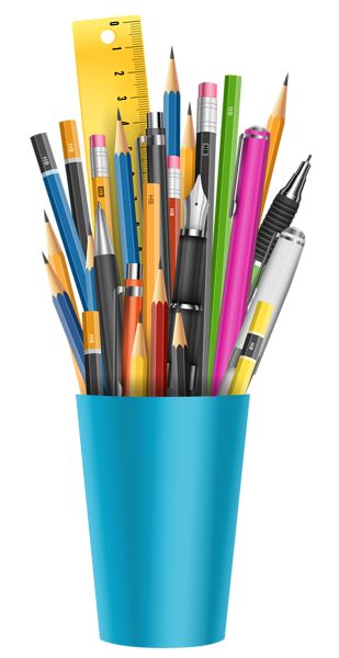 Pencil Grasp, Pencil Png, School Supplies Organization, School Clipart, Diy School Supplies, Pencil Cup, Pens And Pencils, Pencil Boxes, Free Clipart