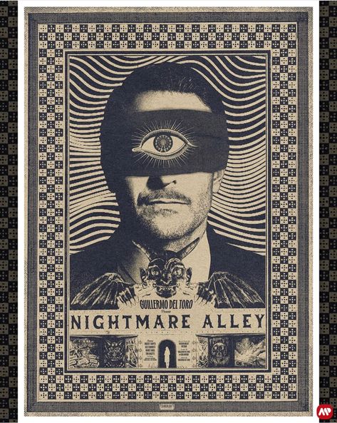 Nightmare Alley Poster, Nightmare Alley Movie, Nightmare Alley, Alt Posters, Film Posters Art, Best Movie Posters, Cinema Art, Film Poster Design, Movie Magazine