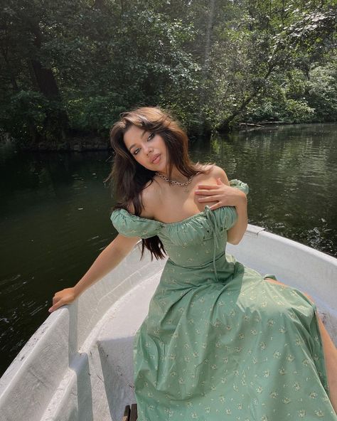 Michaela Berdaga’s Instagram profile post: “Be one with nature🌿 @houseofcbde *Anzeige” Michaela Berdaga, Aesthetic Outfits Modest, Be One With Nature, Beach Holiday Dresses, Tight Dress Outfit, Split Long Dress, Cottagecore Style, One With Nature, Fashionista Clothes