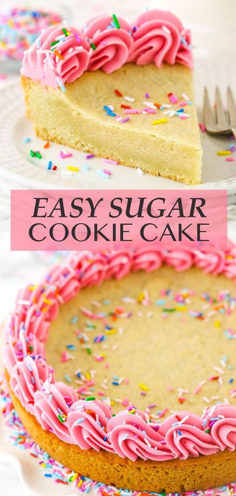 Homemade Cookie Cake Easy, Rainbow Cookie Cake Birthday, Homemade Cookie Cake Birthday, Best Cookie Cake Icing, Best Icing For Cookie Cake, Chewy Cookie Cake, Cookie Cake Buttercream Frosting, Sugar Cookie Topping Ideas, Best Cookie Cake Recipe