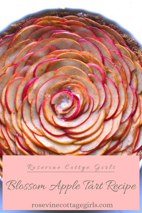 Apple Blossom Tart, Rose Apple Tart Recipe, Rose Apple Tart, Rose Tart, Apple Rose Tart, Crisp Recipes, Apple Tart Recipe, Rose Apple, Apple Rose