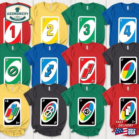 Uno Card Matching Family Shirt Halloween Game Group Unisex Sweatshirt Check more at https://dadmomgift.com/product/uno-card-matching-family-shirt-halloween-game-group-unisex-sweatshirt/ Cards Halloween Costume, Card Halloween Costume, Team Halloween Costumes, Uno Birthday, Uno Card, Matching Family Shirt, Halloween Office, Uno Cards, Family Fun Games