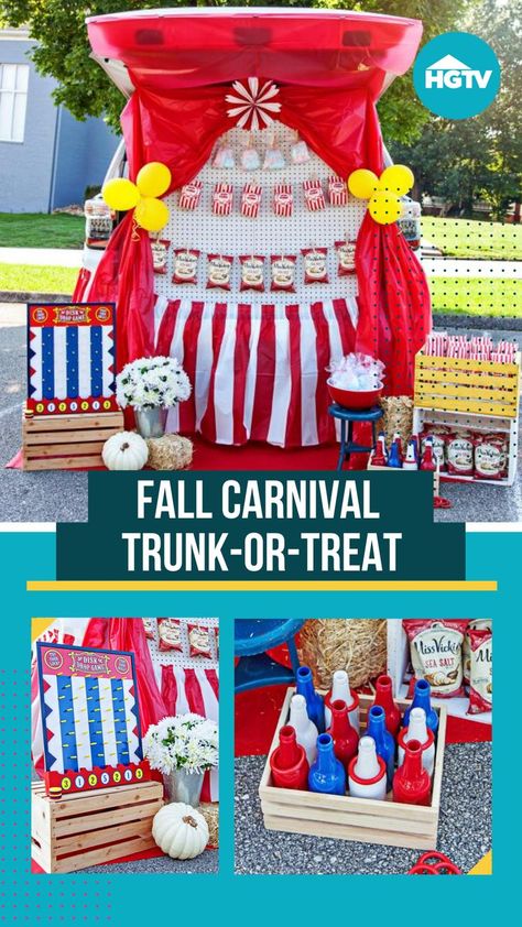 Carnival Trunk, Unicorn Harry Potter, Cauldron Pumpkin, Car Decorating Ideas, Church Trunk, Trunker Treat Ideas, Car Decorating, Witch's Cauldron, Fall Carnival